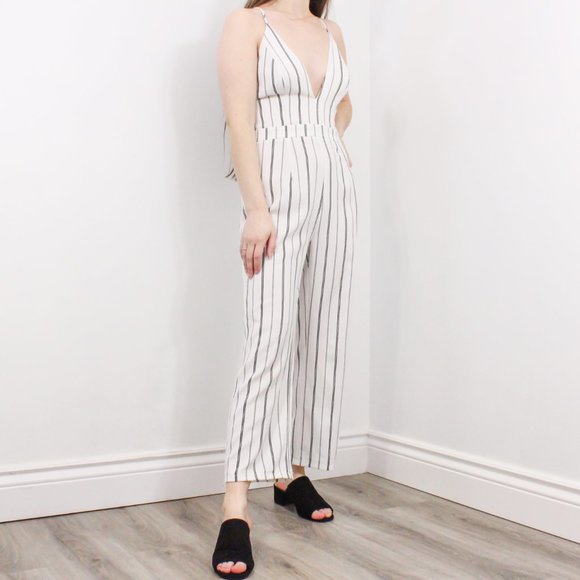 Stitches Pants - *Seductions by Sirens Black and White Jumpsuit